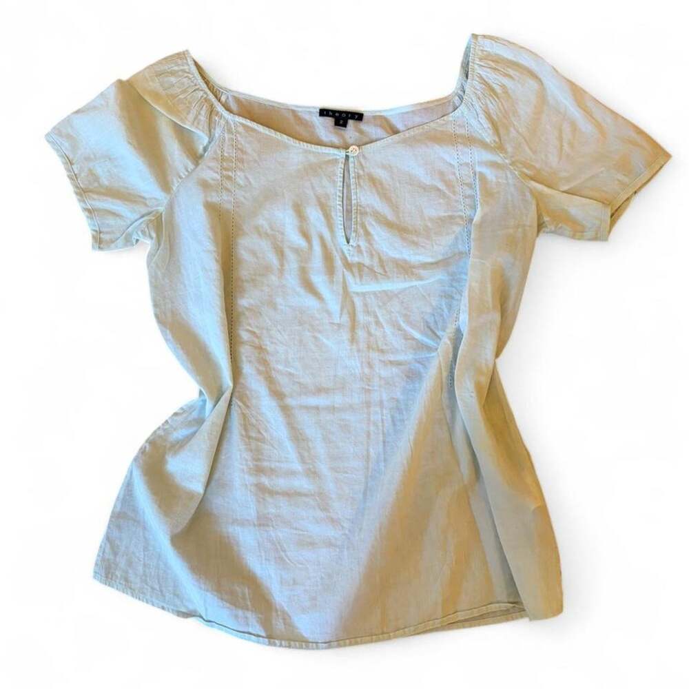 Theory size 2 light blue